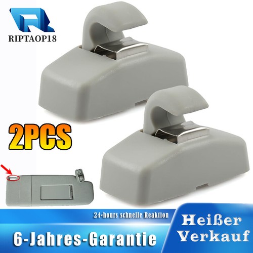 Clip sonnenblendenhalter grau - clip,